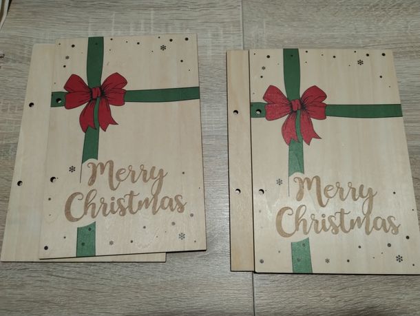 Drewniane okładki do robienia książki pamiątkowej DIY scrapbooking