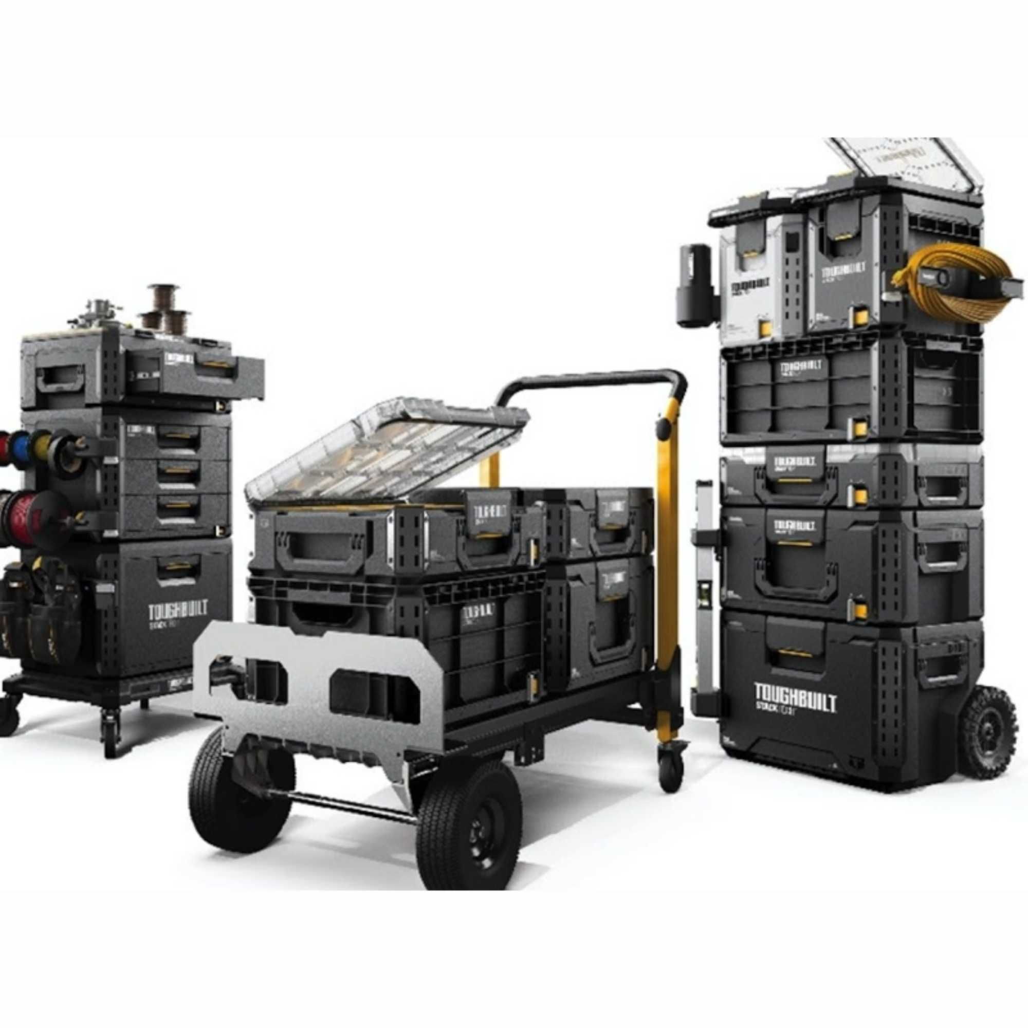 Набір ящиків для інструментів TOUGHBUILT StackTech TB-B1S3-B-70R (3шт)