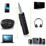 Adaptador jack bluetooth funciona também como alta voz automóvel