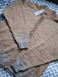 Piękny Vintage kardigan sweter Eko z wełny Urban Outfitters