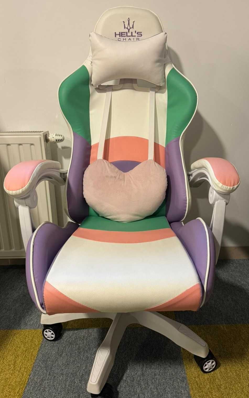 Fotel Hell's Chair HC-1002 Rainbow KIDS Outlet- Odbiór Osobisty