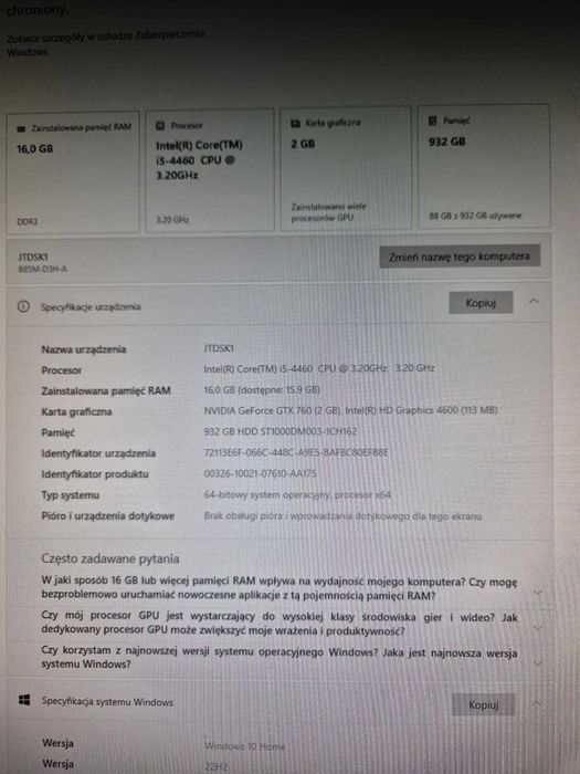 komputer PC, może być do gier i nie tylko