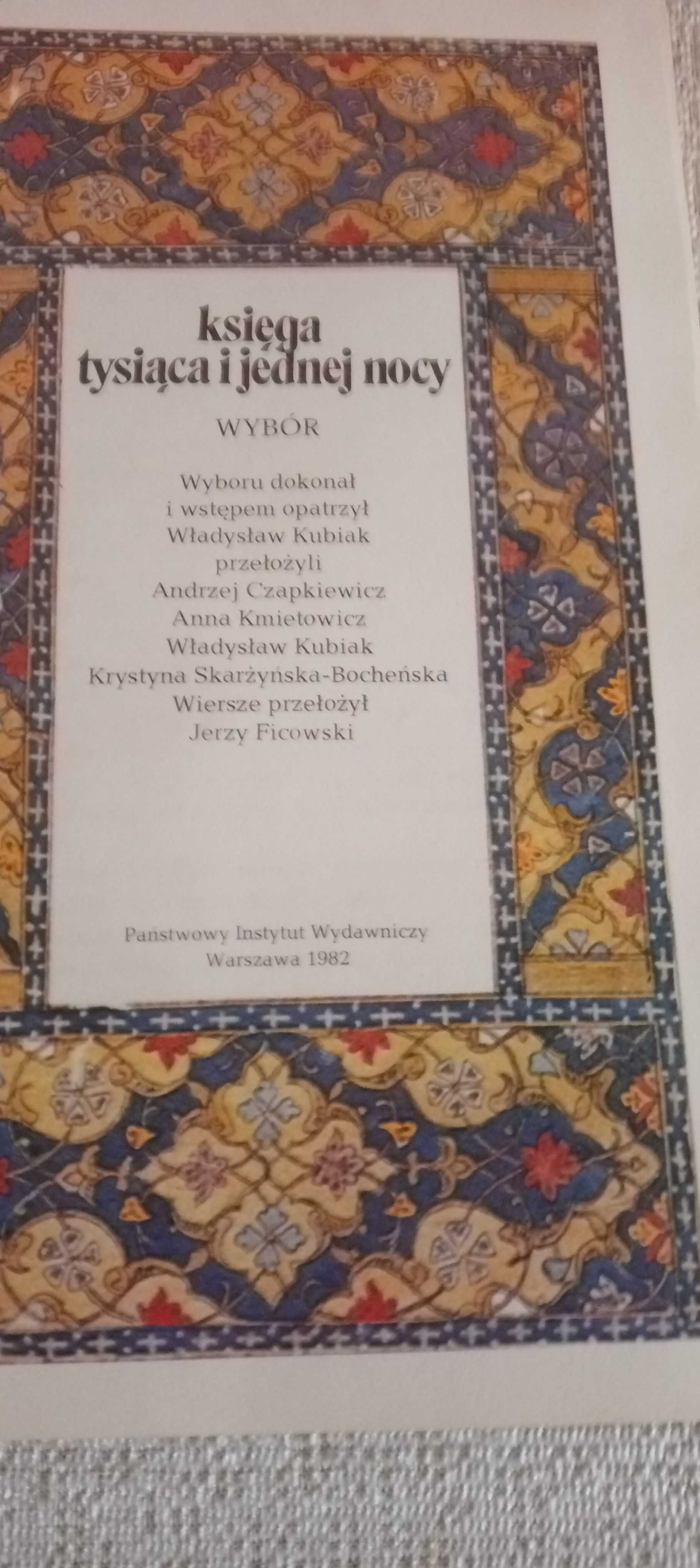 Księga tysiąca i jednej nocy. Wybór