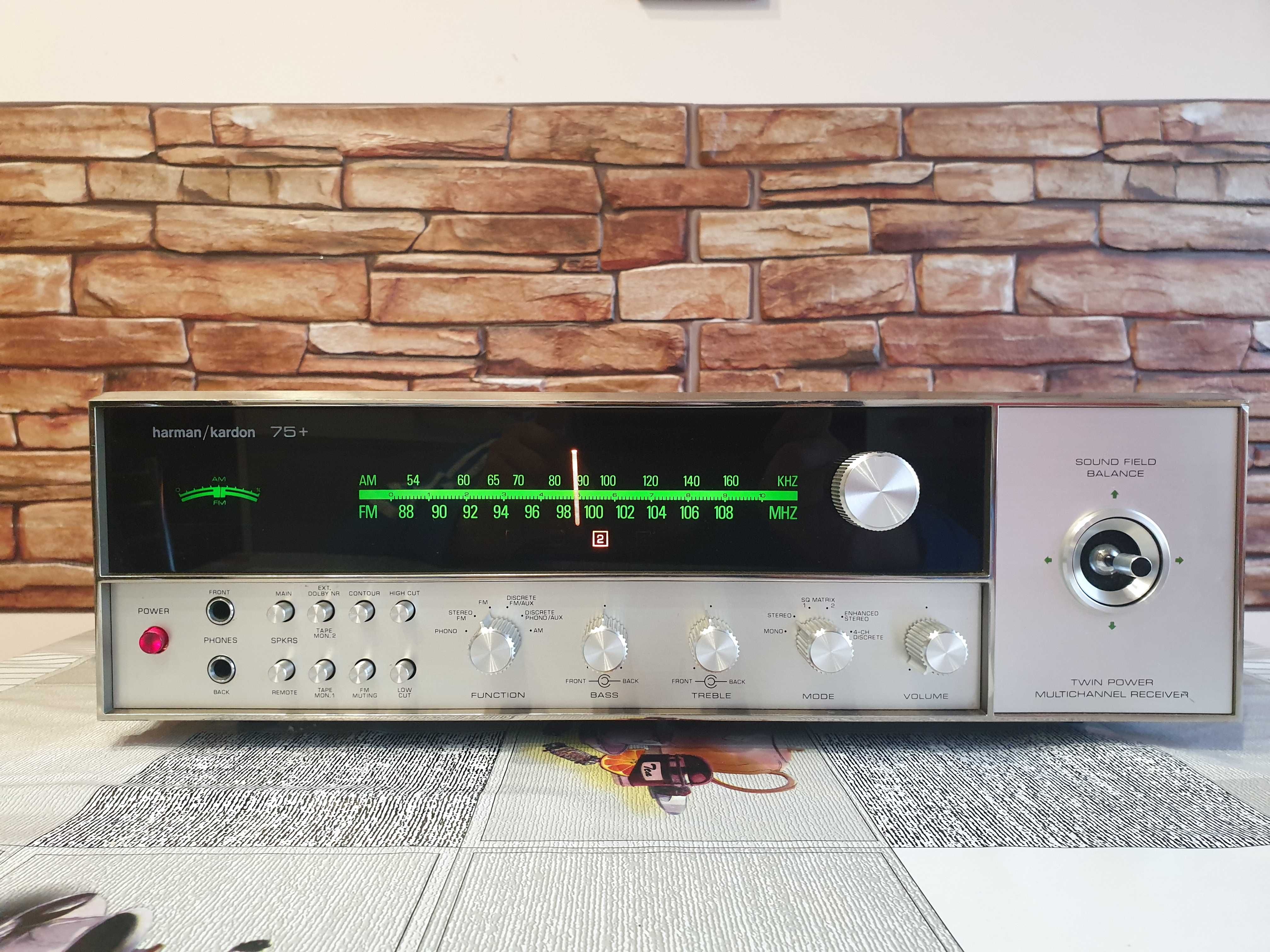 Amplituner Harman Kardon 75+ Vintage Kolumny Wzmacniacz