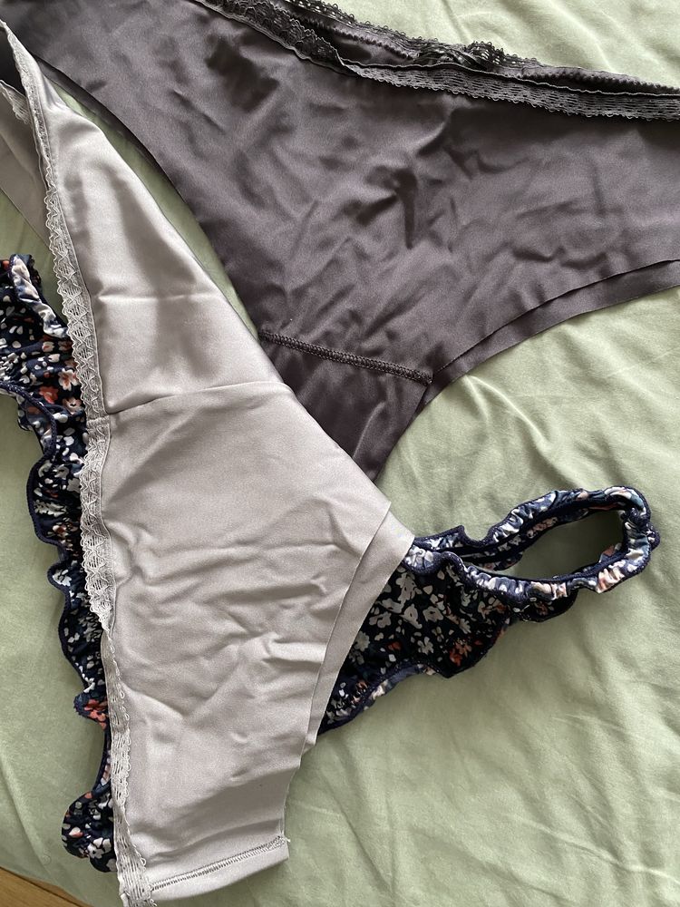 H&M bezszwowe figi stringi 40/L