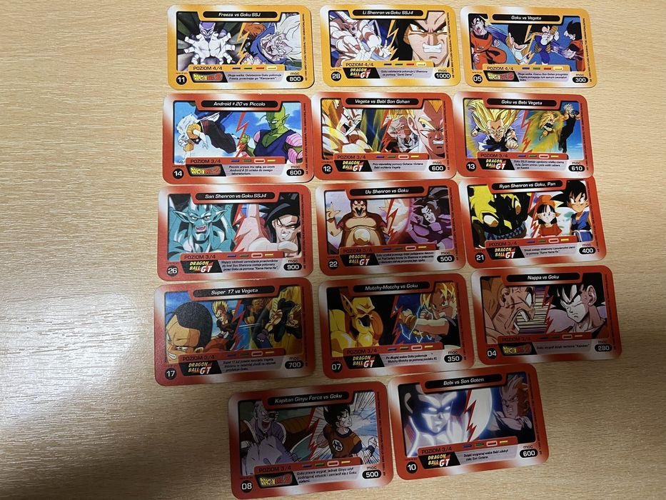 31szt Dragon Ball Chio - karty walk