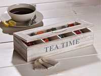 Коробка для хранения чая , дерево, новая, Bona di