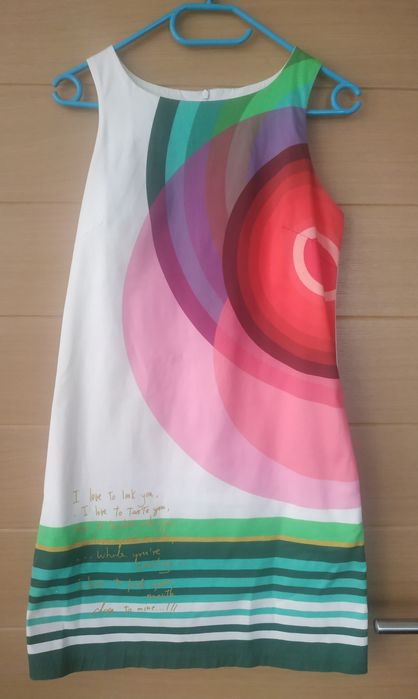 Sukienka mini letnia Desigual rozm 38