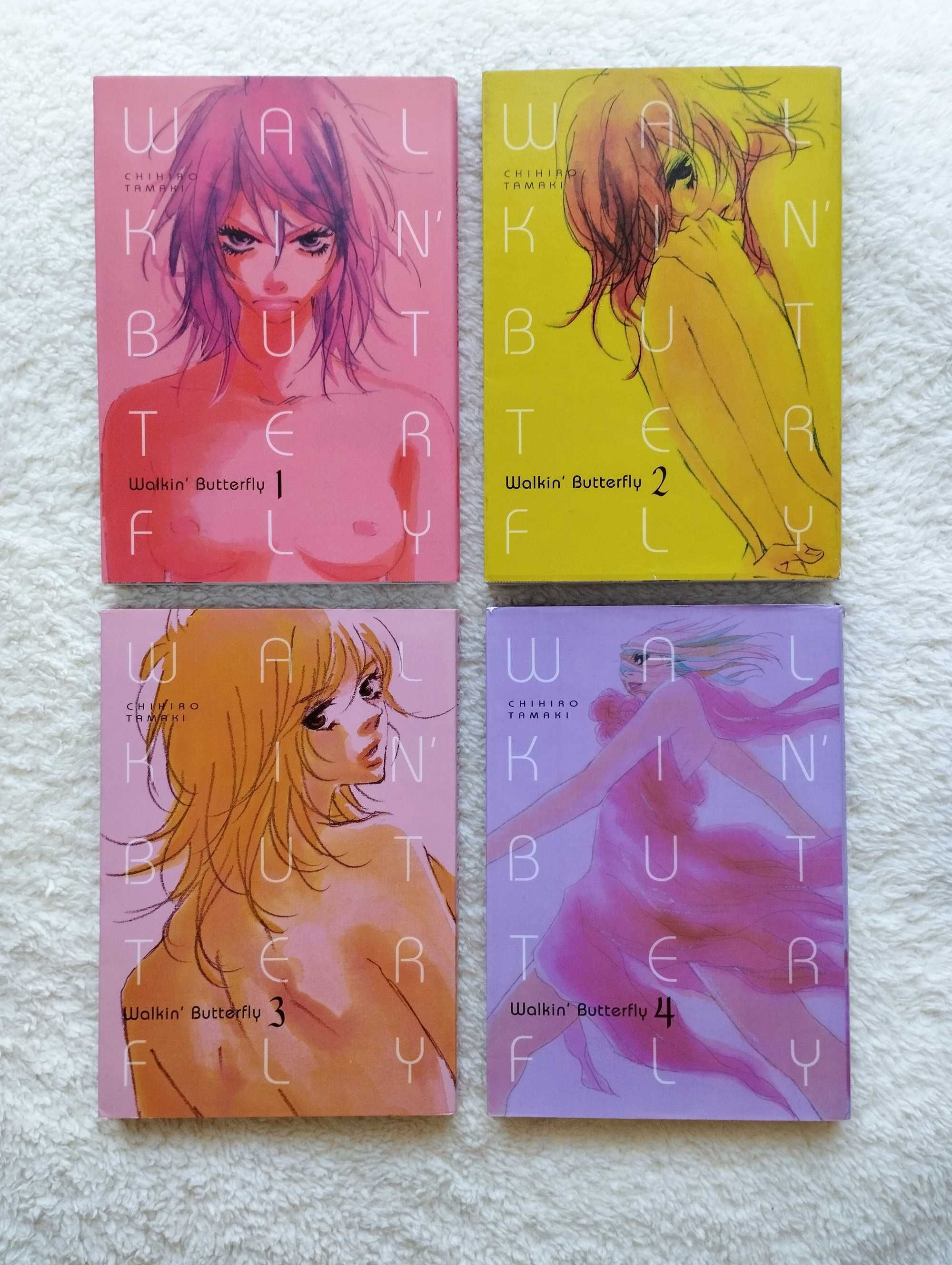 Manga "Walkin' Butterfly" - Chihiro Tamaki, tomy 1-4 (komplet)