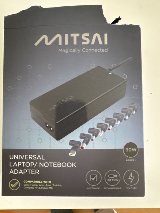 Carregador universal para Notebook-Marca Mitsai, 90W
