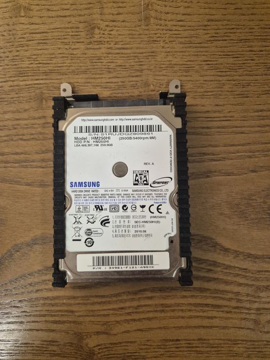 HD / Disco Rígido Samsung 250GB 2.5" – HM250HI