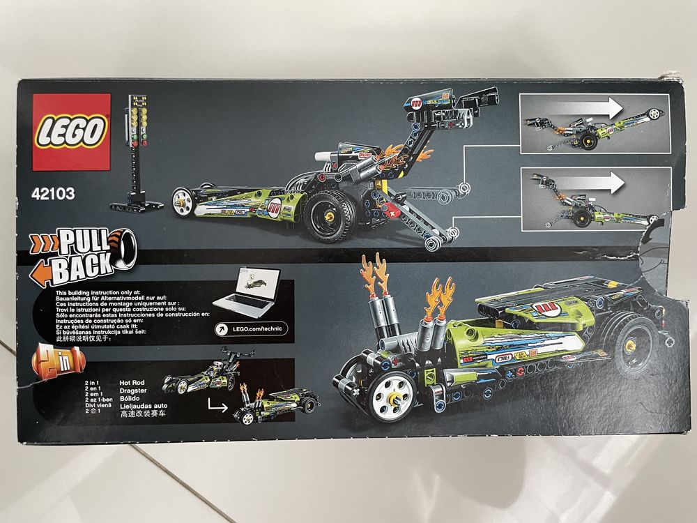 Lego Technic 2w1 - Dragster 42103