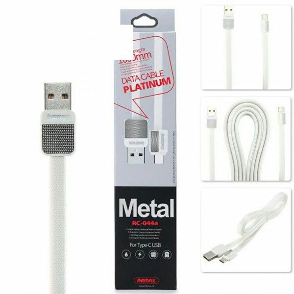 USB кабель Remax Platinum RC-044a Type-C 1m белый