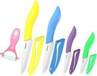 Ankway 5-częściowy Zestaw kolorowych noży ceramicznych