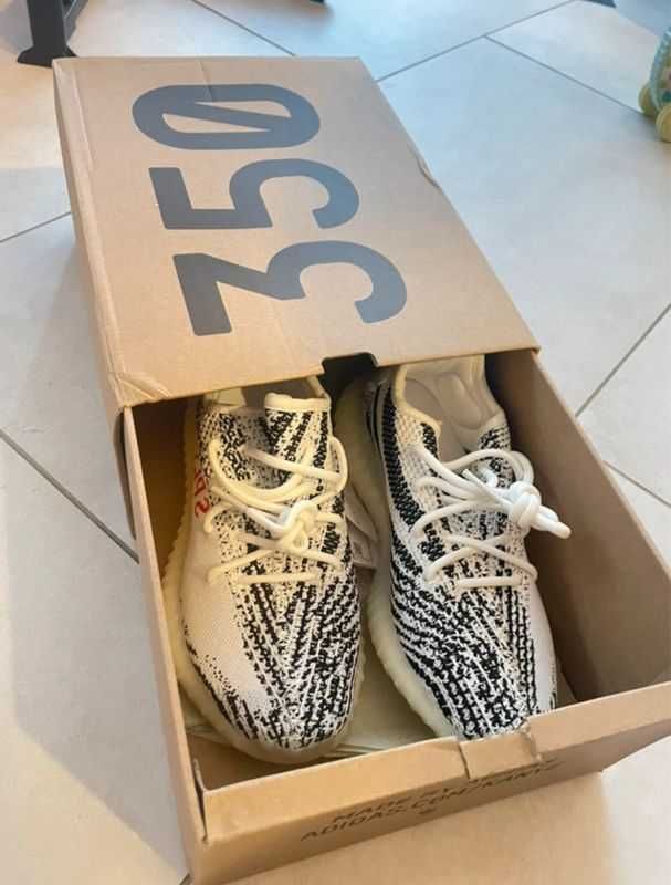 adidas nowy buty Yeezy Boost 350 V2 Zebra Rozmiar 41