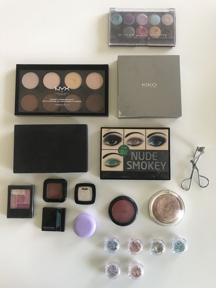 Maquilhagem - Várias paletas sombras olhos, etc. (MAC, NYX, Kiko)