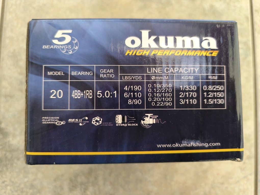 Kołowrotek OKUMA TACTIC BF 520i