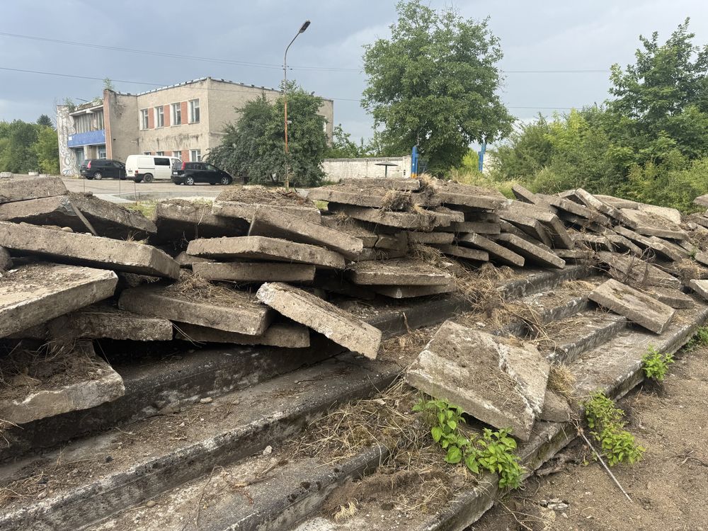 Бруківка, плита бетонна 60*60 б/в