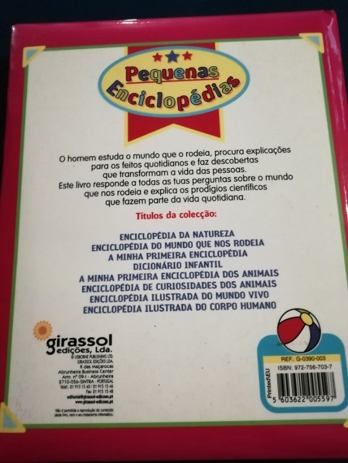 Livro Infantil "A minha primeira enciclopedia" - Girassol