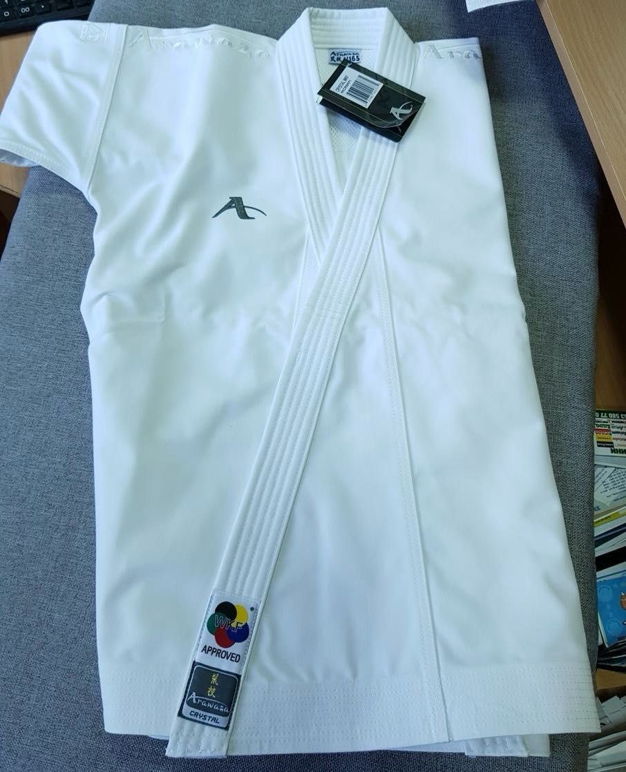 Професійне кімоно ARAWAZA CRYSTAL WKF (165см)