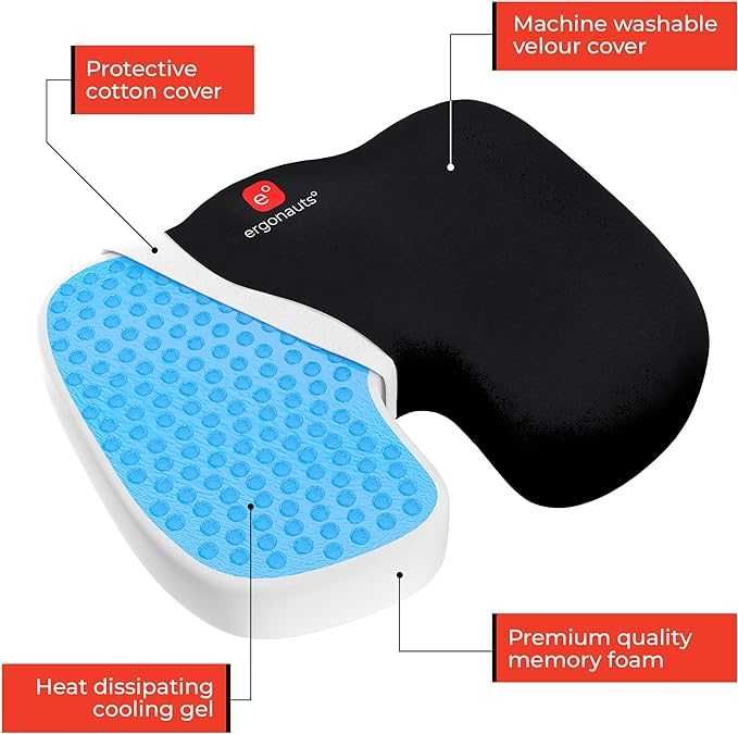 Ergonauts poduszka do siedzenia memory foam