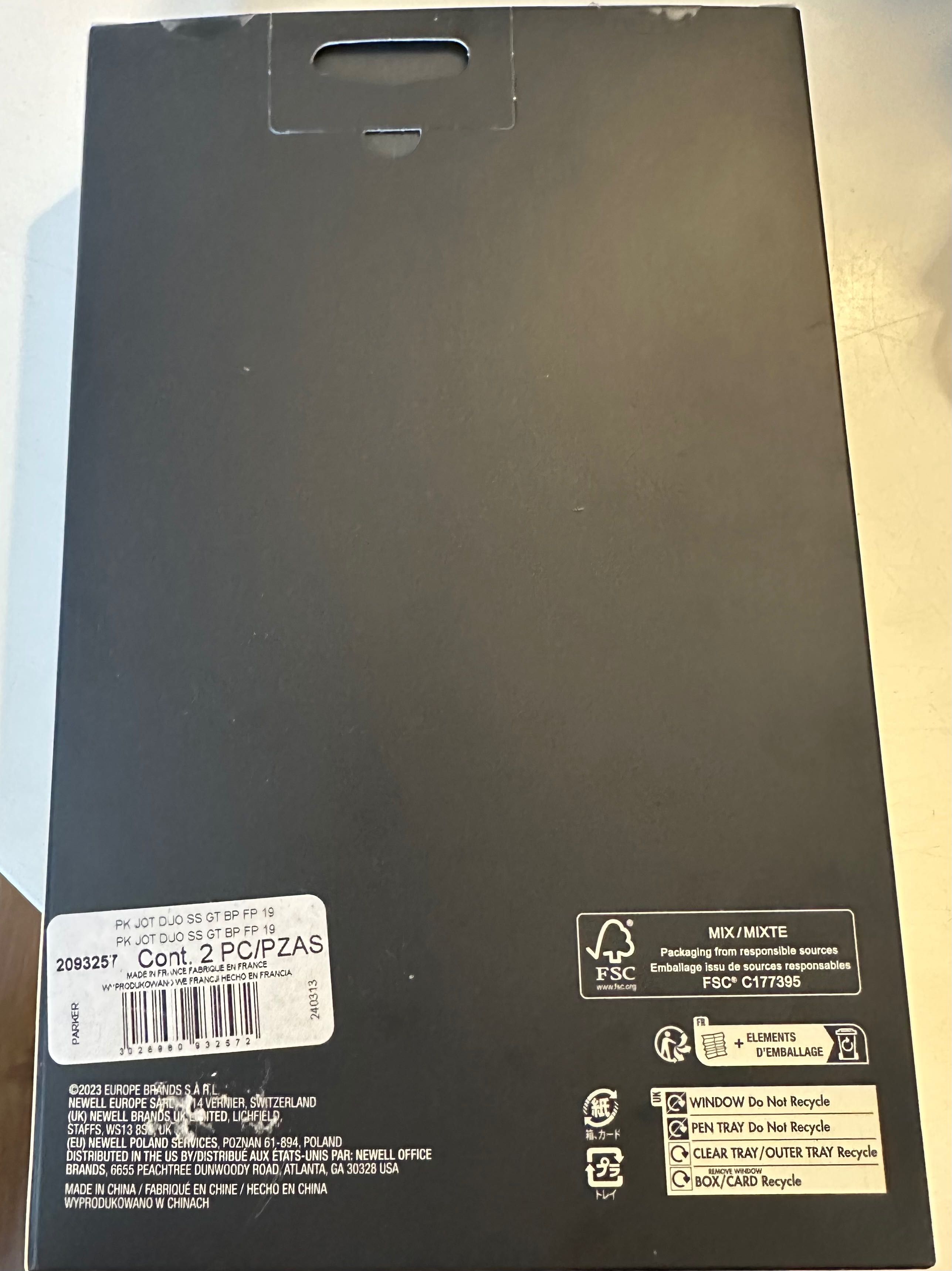 Parker zestaw duo Jotter stal GT