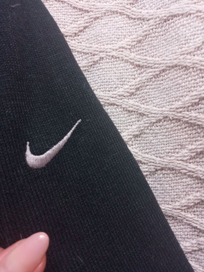 Męska kurtka pulowerowa Nike Dri-FIT szaro-czarna XL z wełną