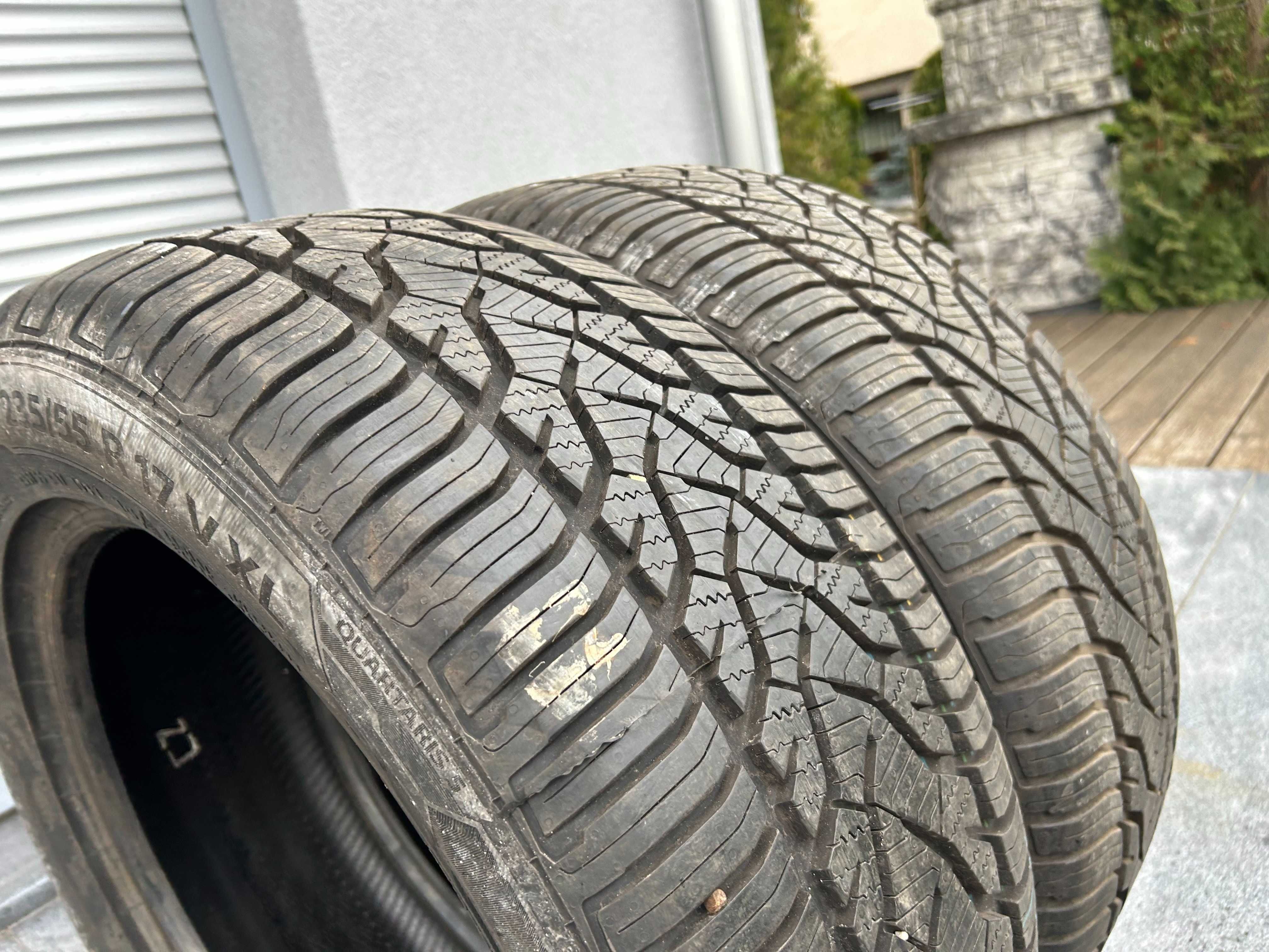 2szt całoroczne 235/55R17 Barum 9mm 2021r świetny stan! 4S605 gwar