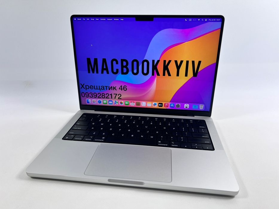 MacBook Pro 14 2021 M1 Pro 32GB RAM 1TB SSD Silver 16GPU ГАРАНТІЯ