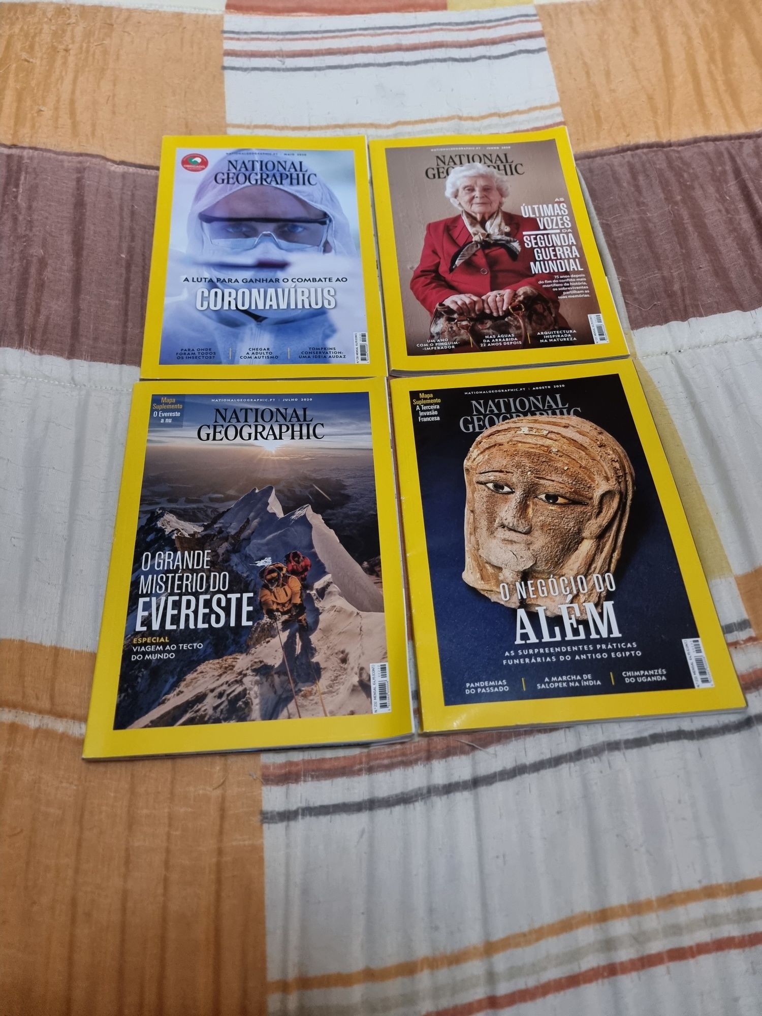 10 revistas National geographic 2021 (janeiro-agosto/outubro-novembro)