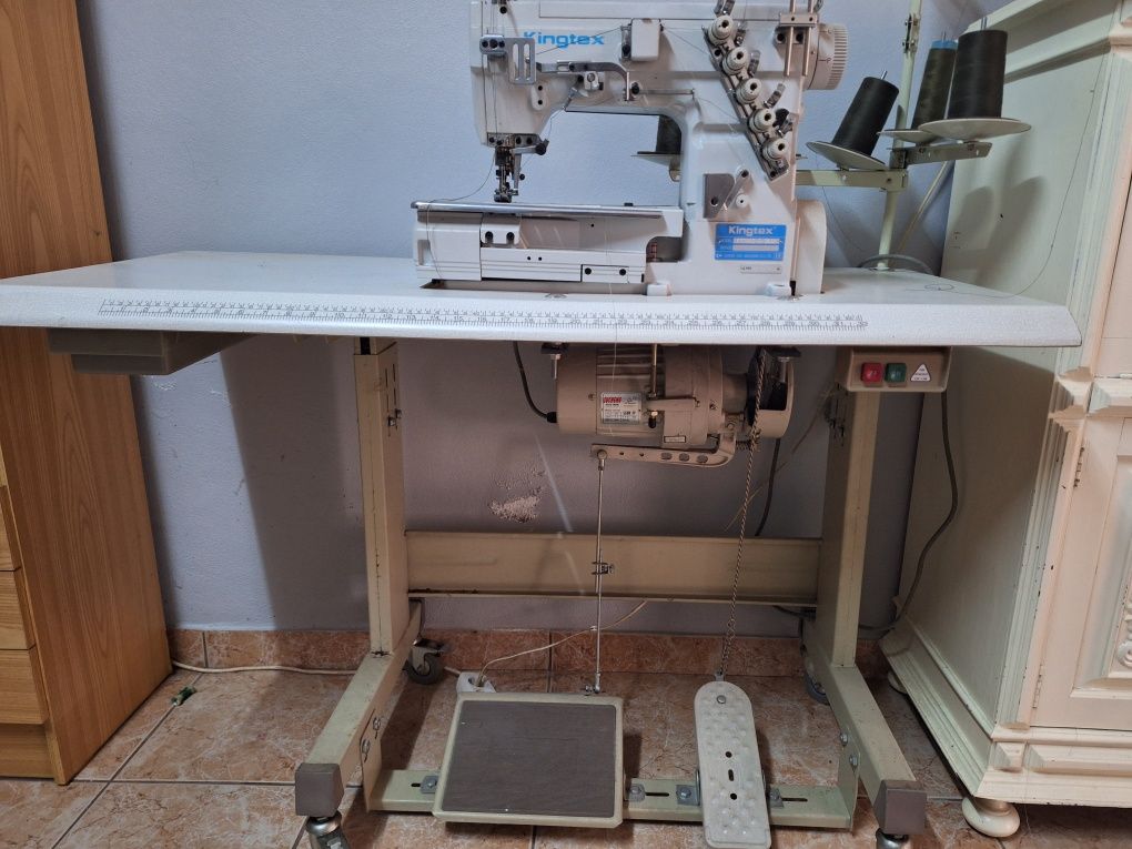 Maquina de Recobrimento e Baínhas Kingtex monofasica