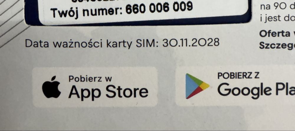 Starter. Platynowy numer. Red Bull Mobile. 660.006.009