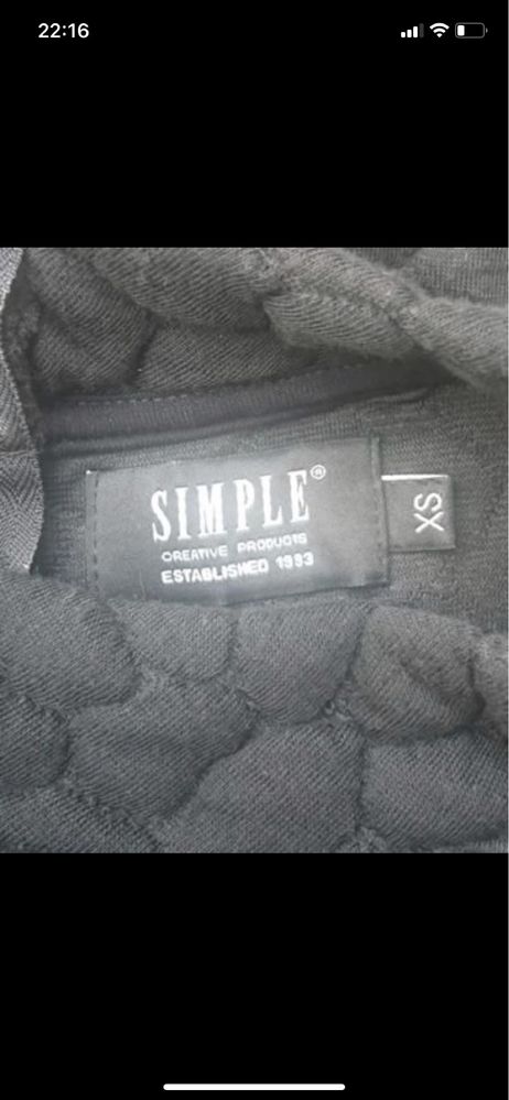 Bluza pikowana Simple
