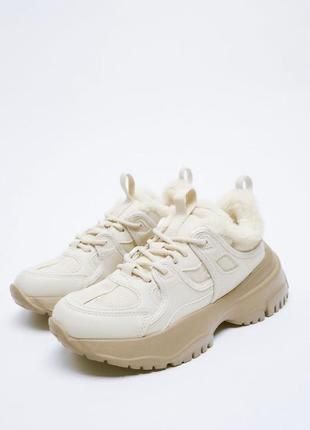 Zara зимові кеди кроссівки