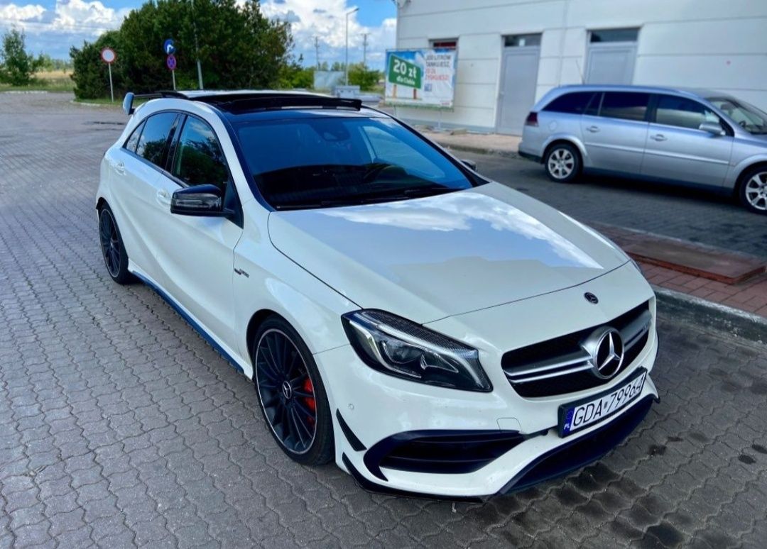 Mercedes a klasa 2017 rok a45 amg salon polska bezwypadkowy