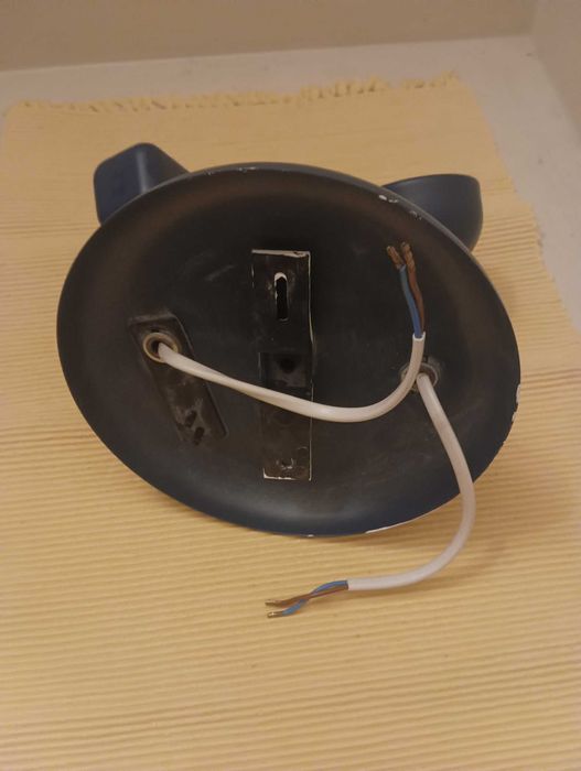 Candeeiro 2 projetores em azul escuro