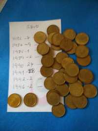 Conjunto de 82 moedas antigas de 5$00