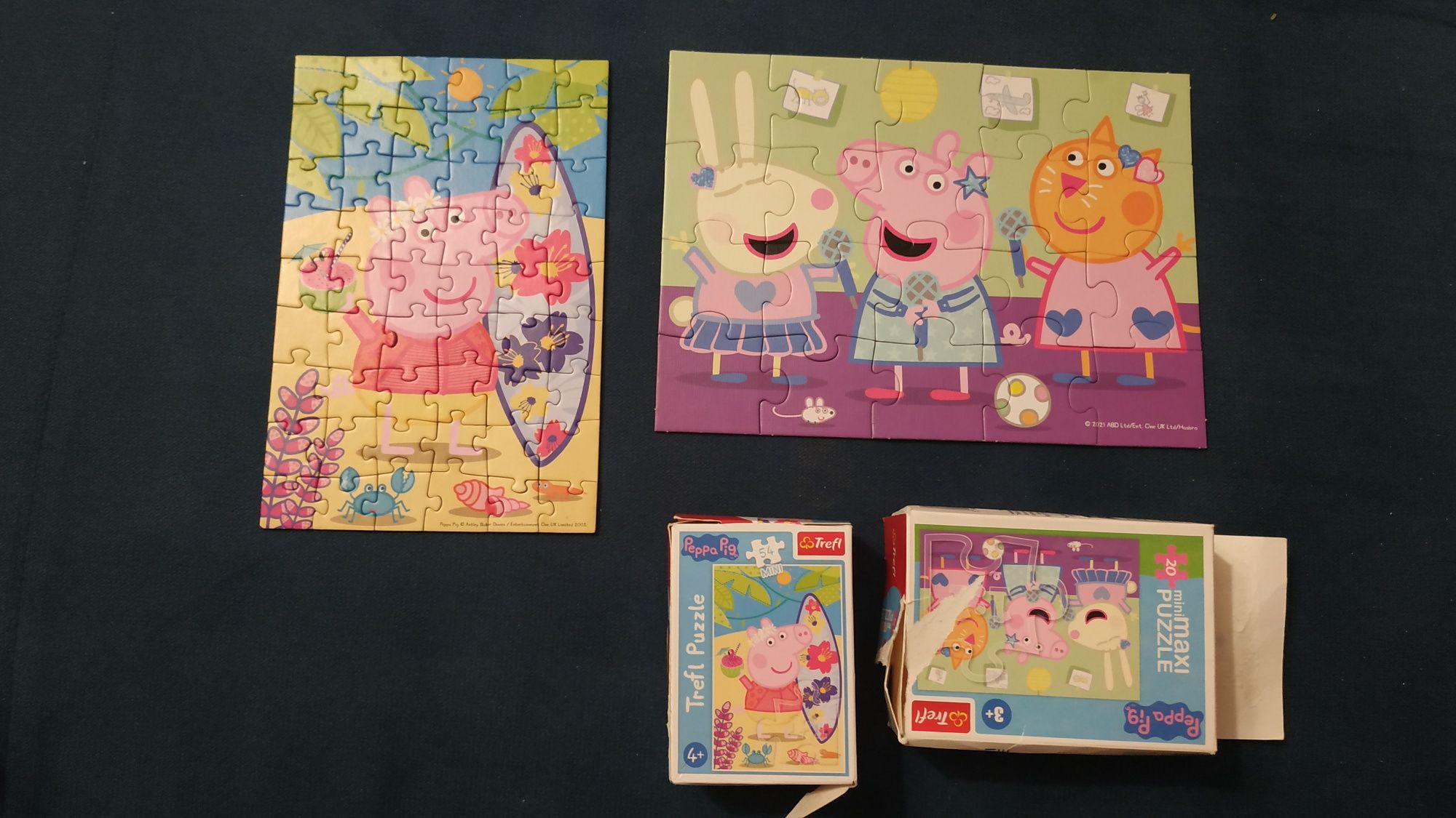 Mini Puzzle Świnka Peppa 20 i 54 elementy