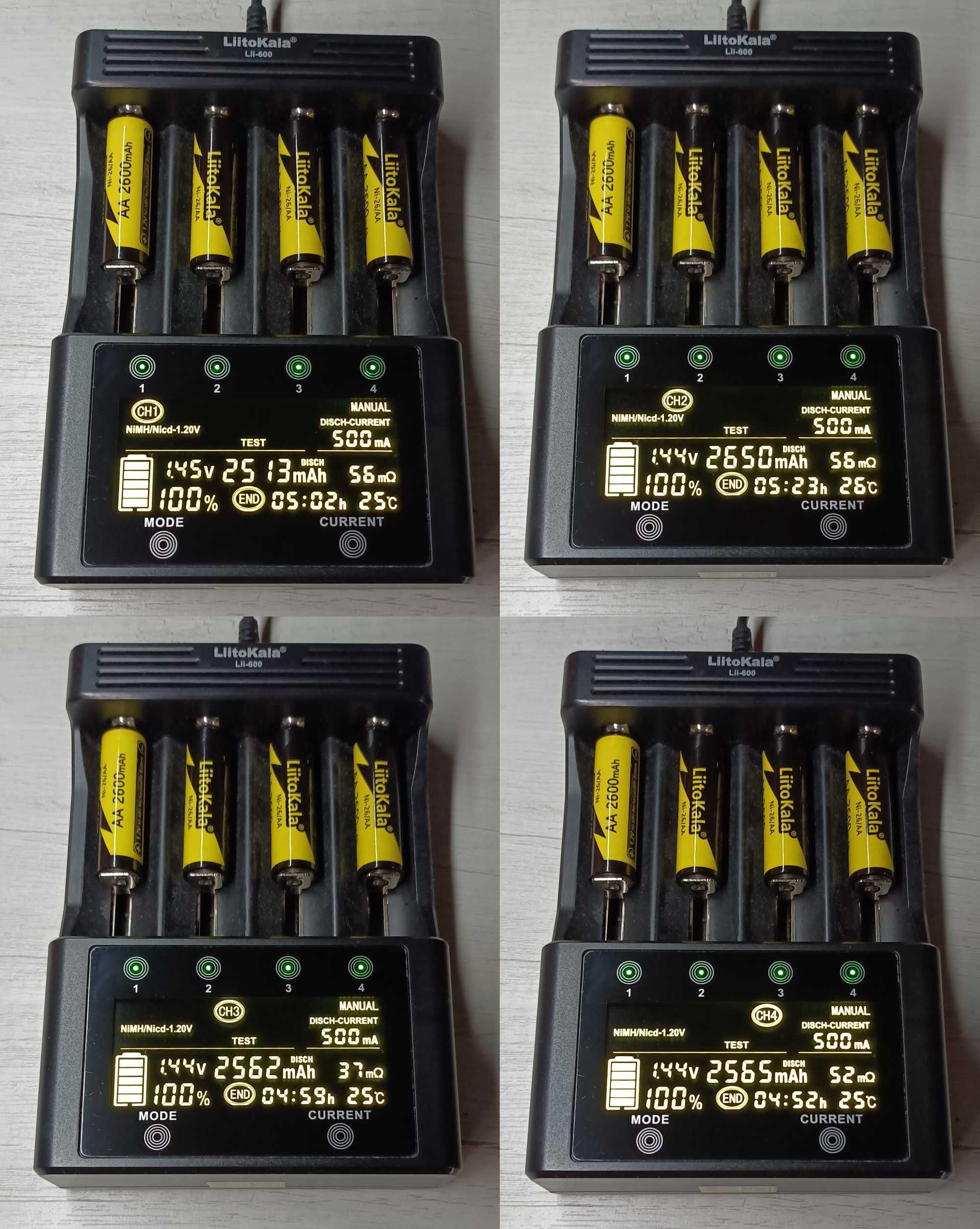 Акумулятор батарейка пальчикова AA LiitoKala 2600mAh R06 NiMh Оригінал