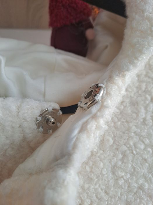 Peleryna ślubna ecru