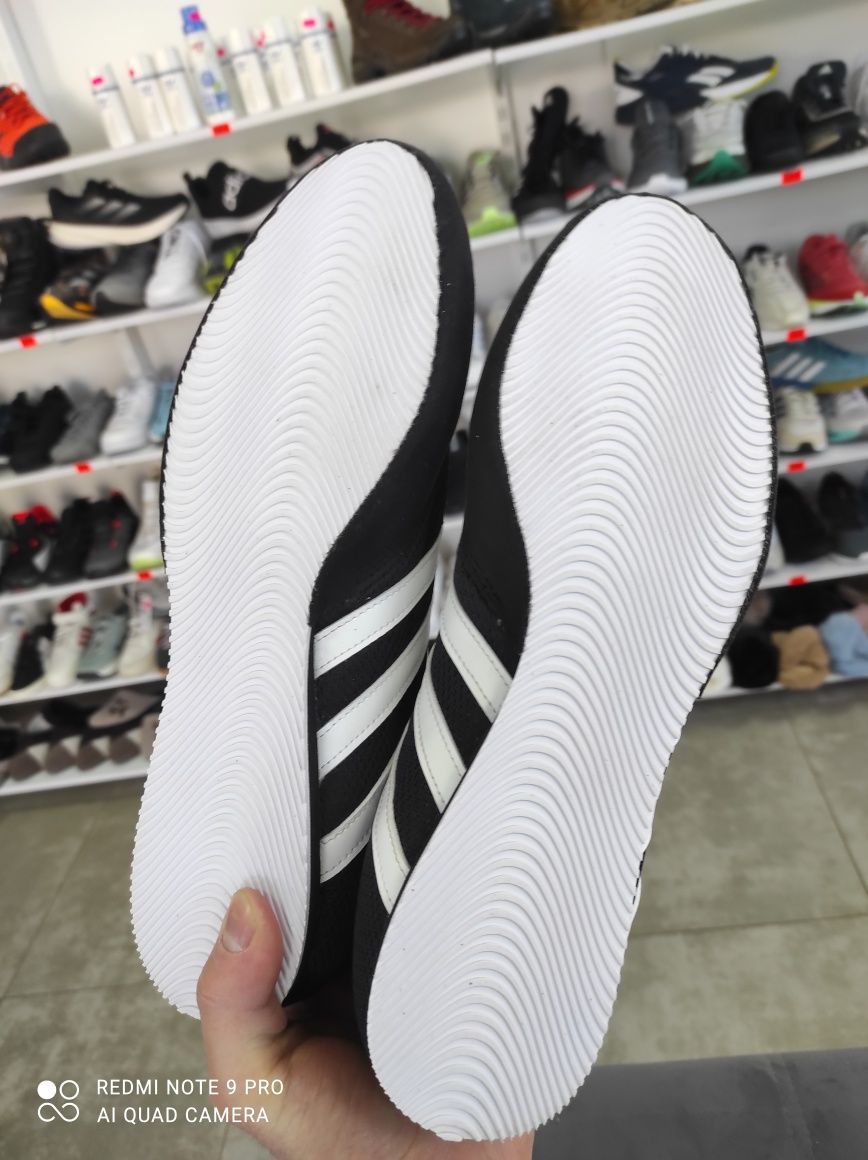 ОРИГІНАЛ 100% Кросівки Adidas Box Hog 2.0 Boxing Shoes Black 46 2/3