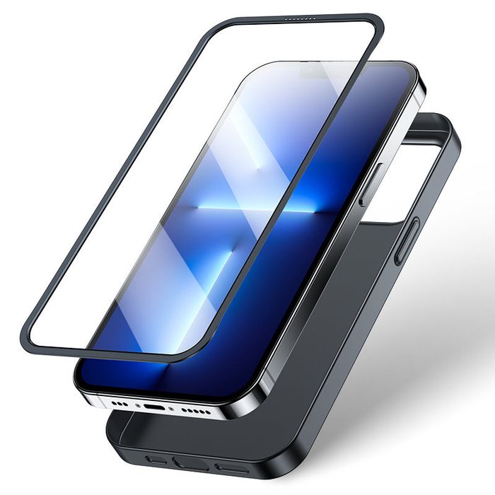 Etui 360 Full Obudowa Na Tył I Przód  Szkło Hartowane Do Iphone 13 Pro