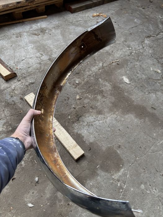 Nowy oryginalny Wsk blotnik chromowany plytki lelek dudek nowy