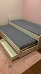 Vendo cama Ikea SLAKT Branca