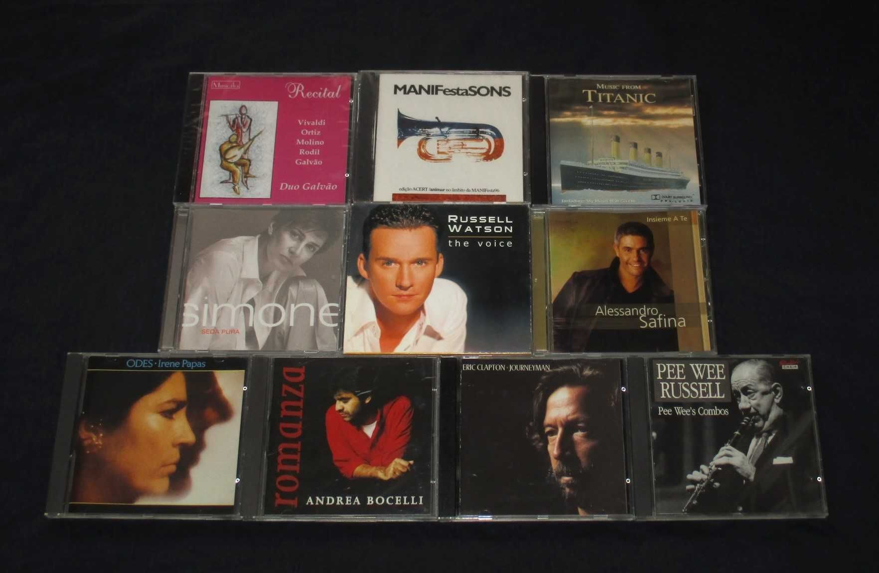 CD Música Vários Russel Watson Safina Andrea Bocelli Eric Clapton