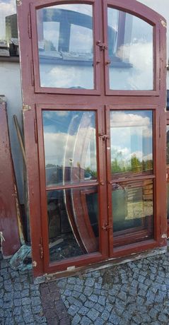 Okna/drzwi drewniane (100letnie)