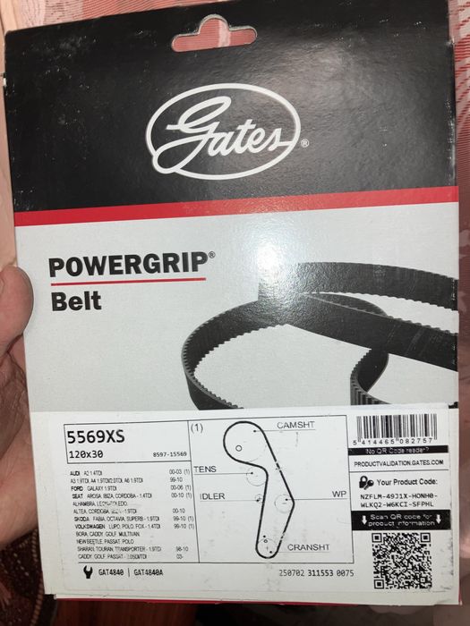 Ремінь ГРМ PowerGrip Belt