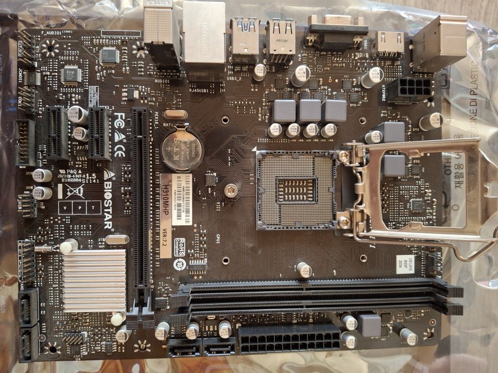Продам комплектом GT1030 2gb i3 8100 biostar h310