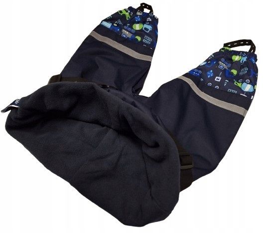 Spodnie Ocieplane Nieprzemakalne Ogrodniczki Przeciwdeszczowe 110