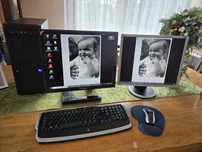 Zestaw Komputer Intel i7 3.4GHz SSD monitory klawiatura mysz Win10 PRO